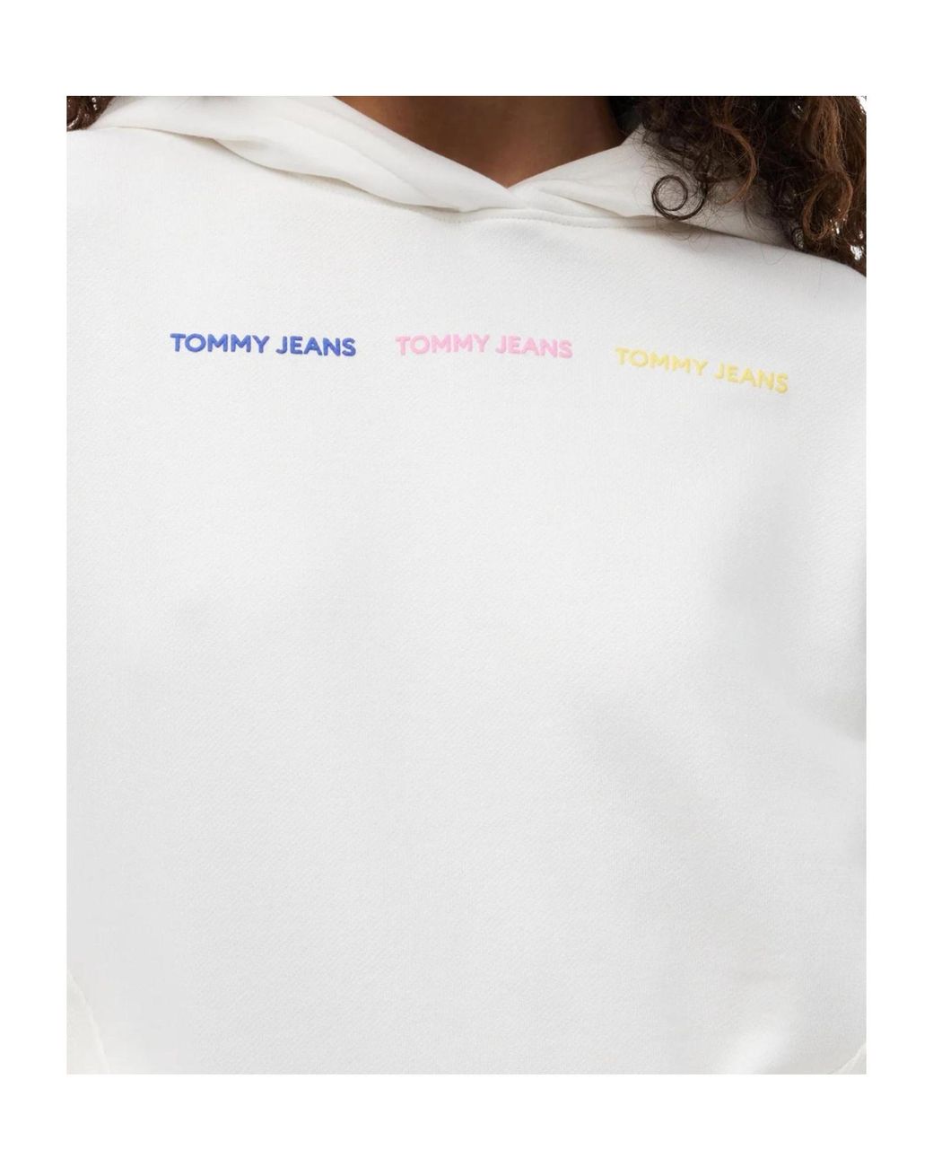 Tommy Hilfiger White Long-Sleeved Sweatshirt