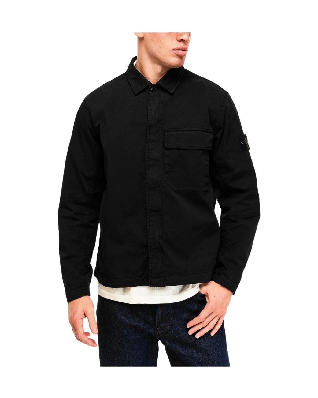 Stone Island Black Lightweight Jacket for men