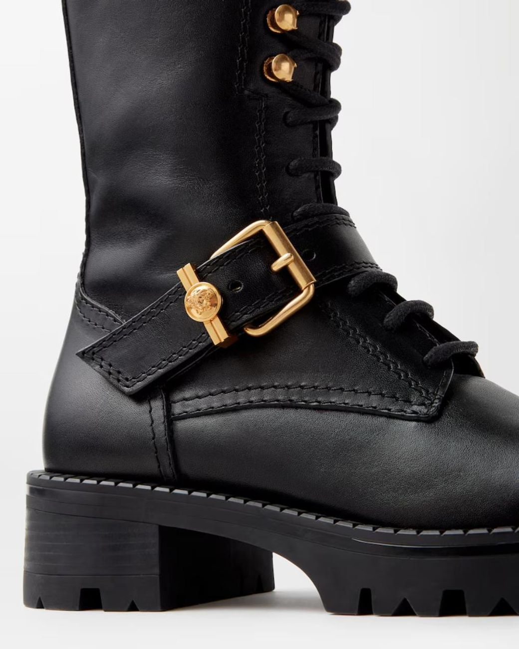 Versace Black Roxy Ankle Boots