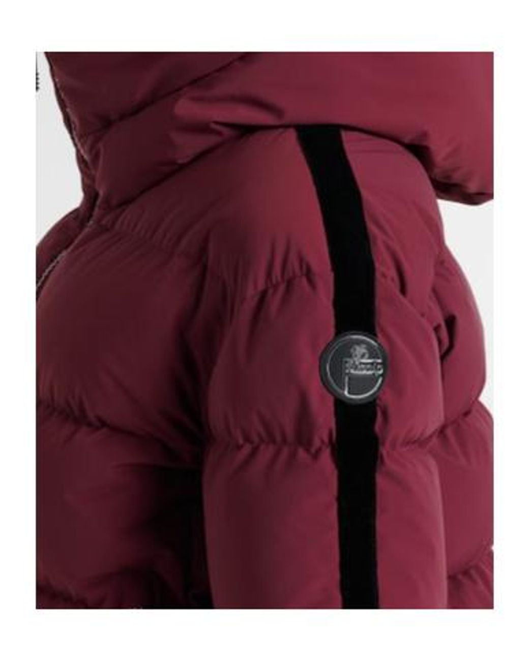 Fusalp Red Barsy Velvet-Trimmed Down Ski Jacket