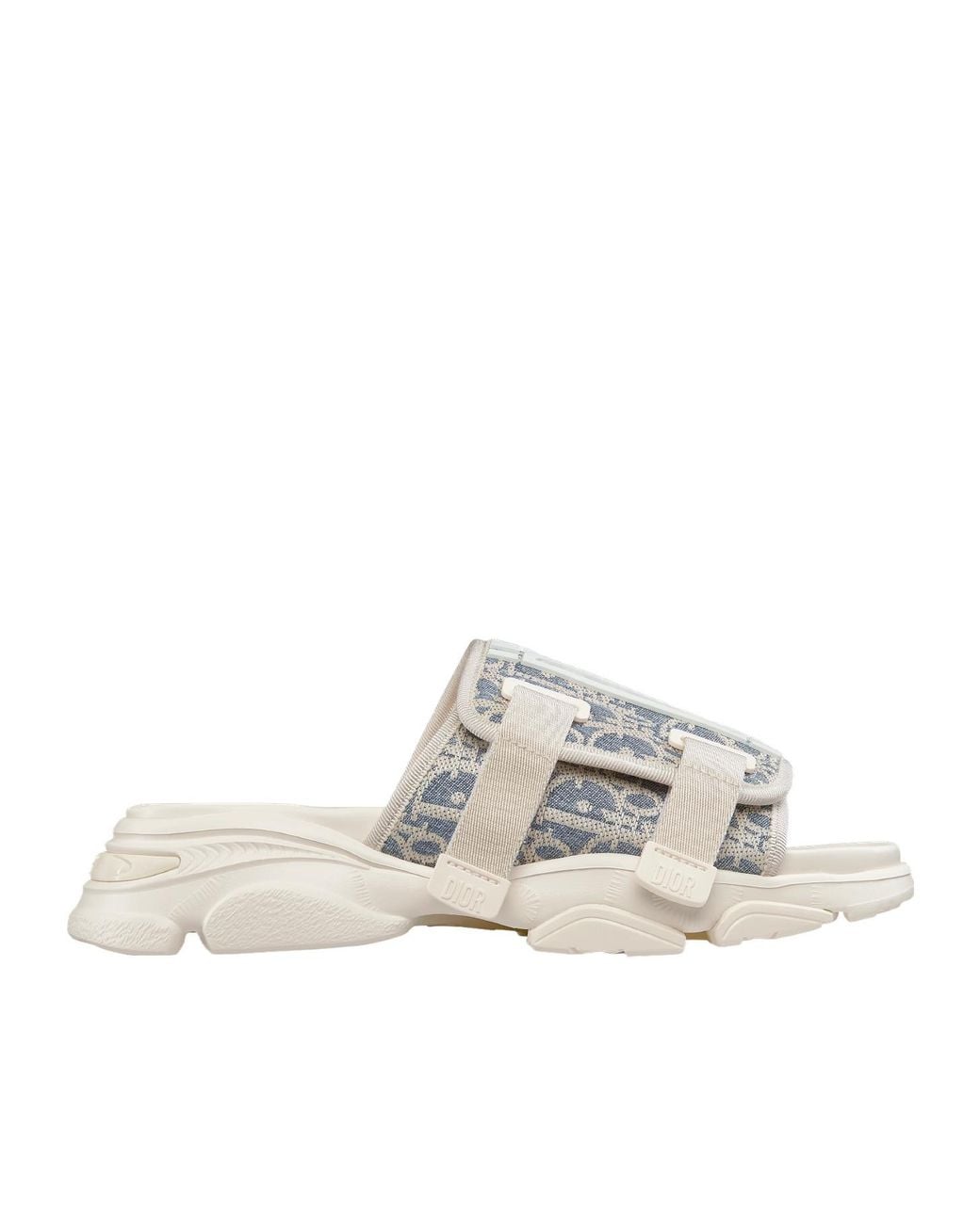Dior White D-Wander Sandals