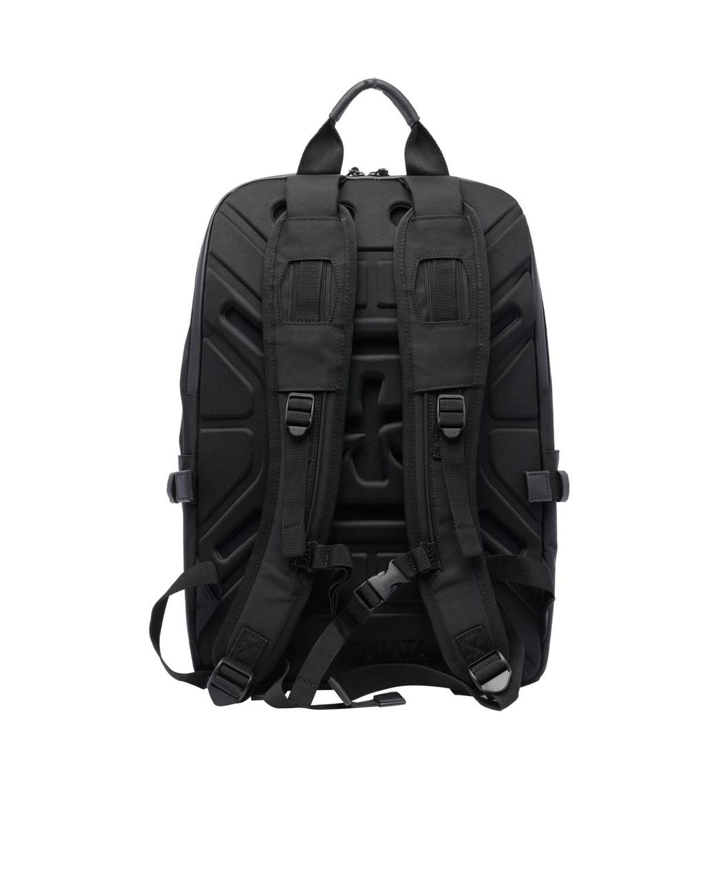 Premiata Black Top Handle Backpack for men