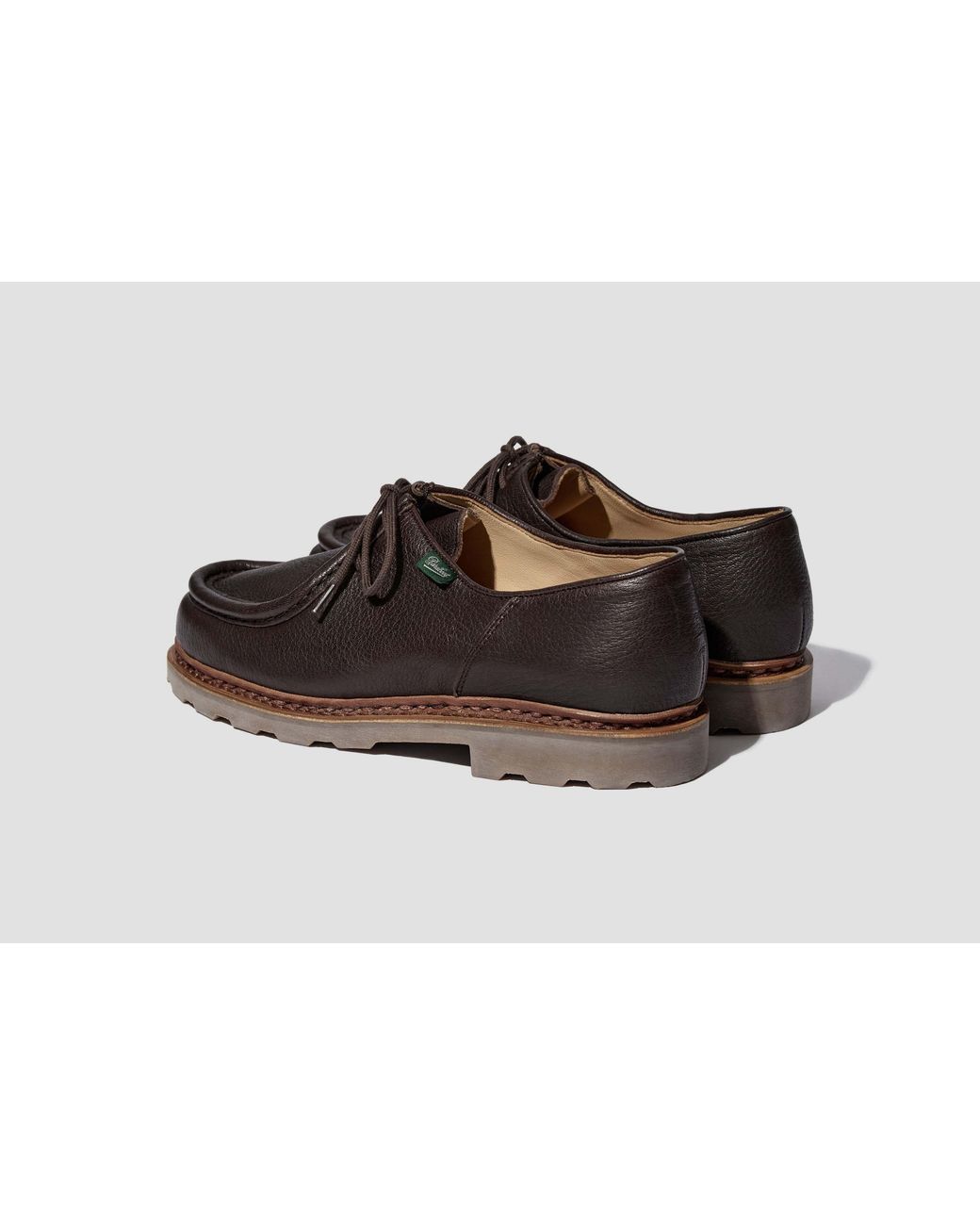 Paraboot Brown Round-Toe Loafers for men