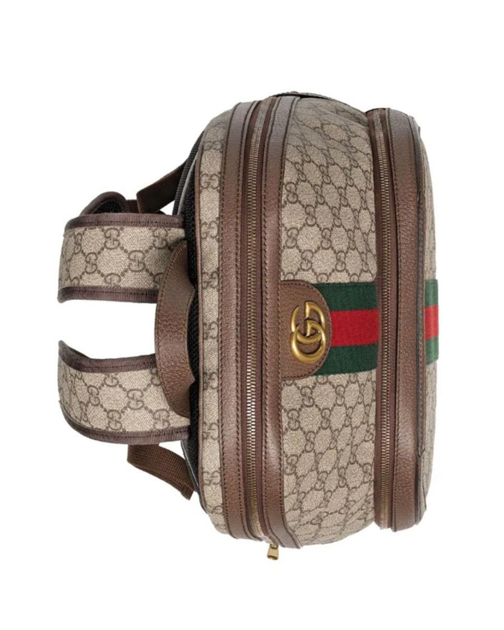 Gucci Gray Ophidia Gg Medium Backpack for men
