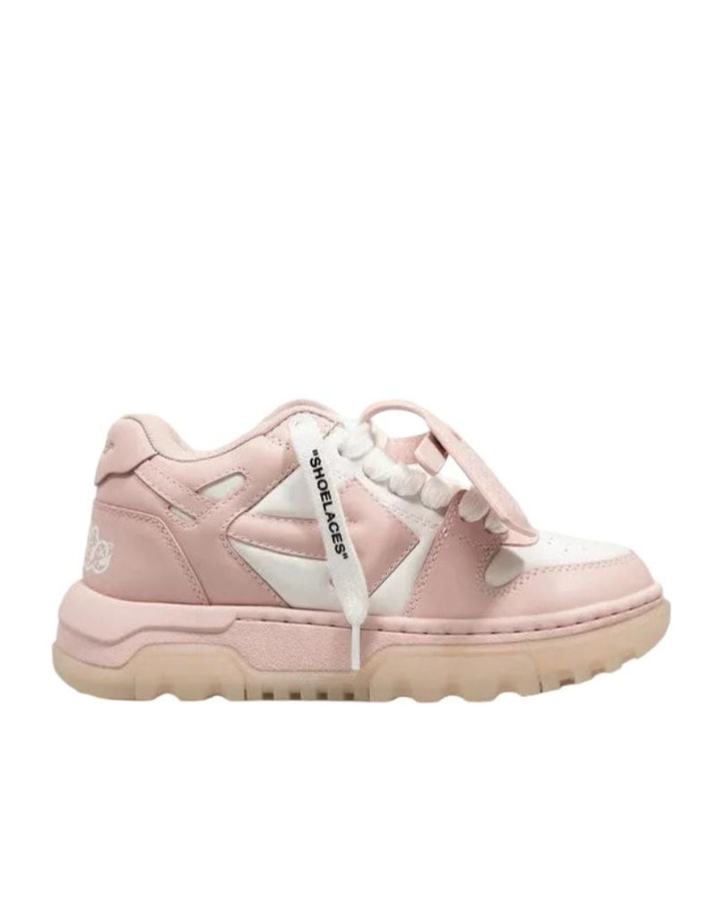 Off-White c/o Virgil Abloh Pink Lace-Up Sneakers