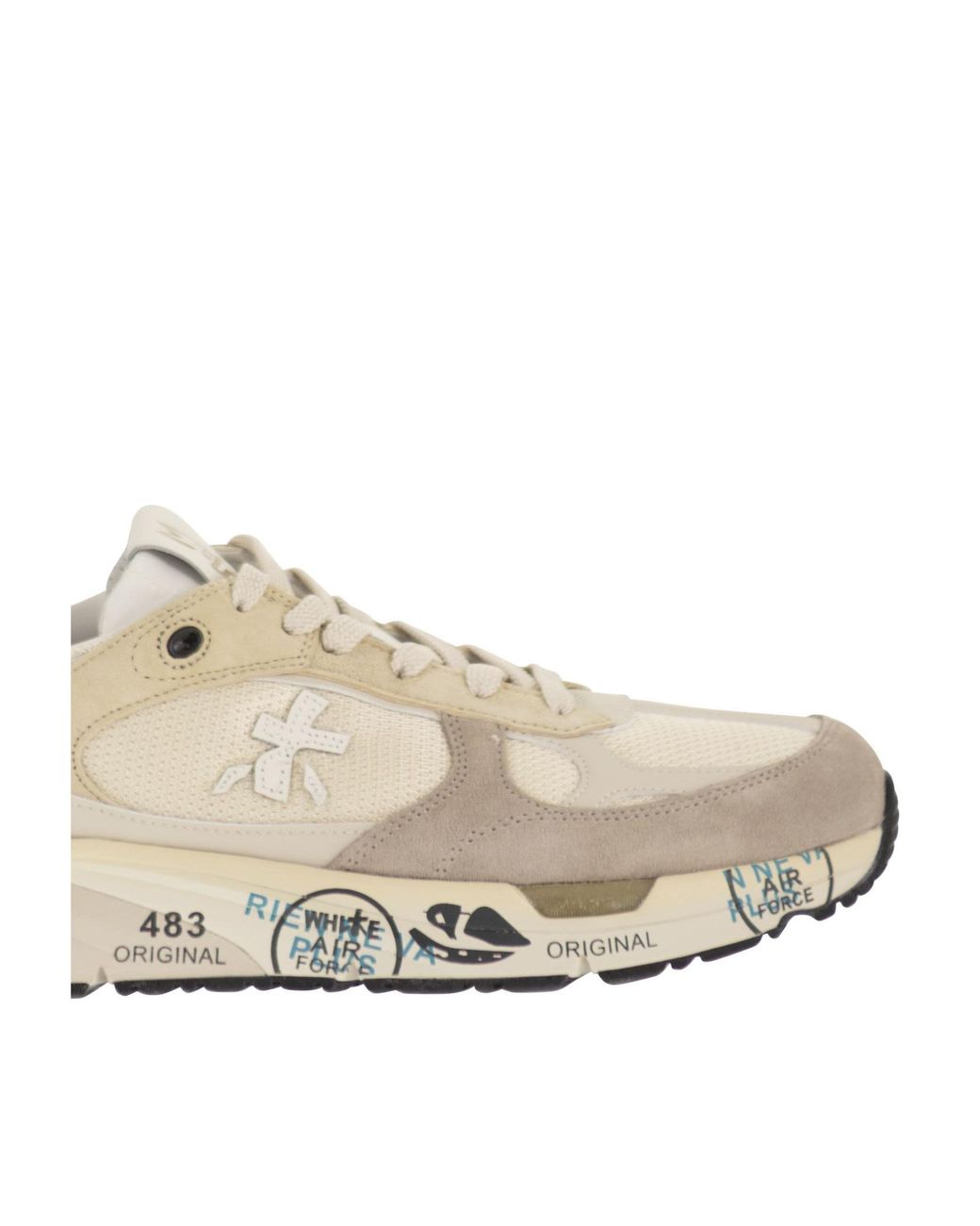Premiata Natural Mase 25 Logo Trainers for men