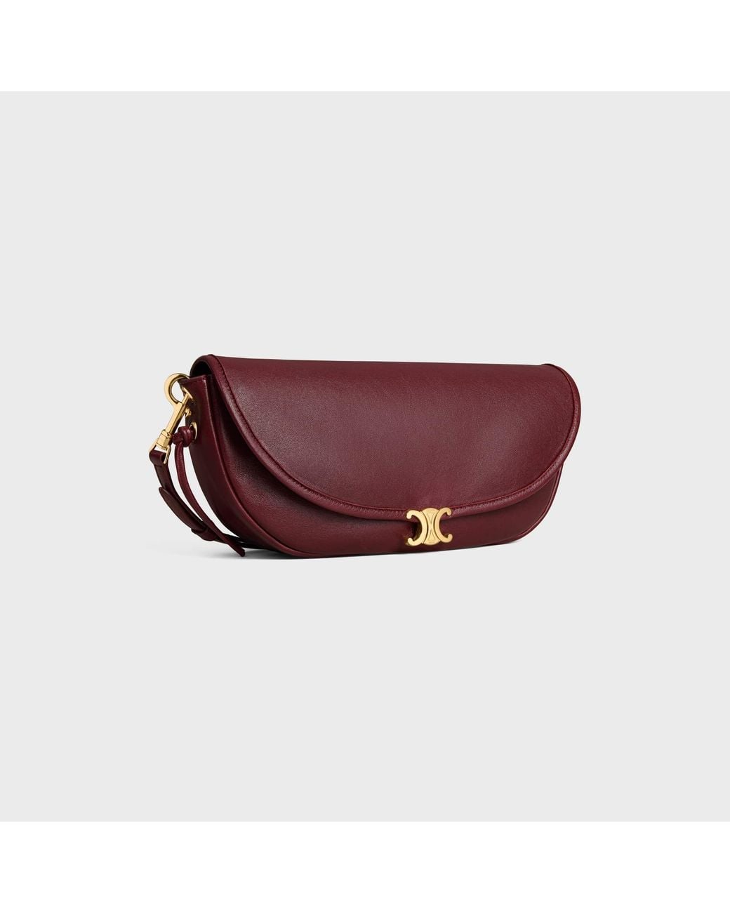 Céline Purple Little Halfmoon Soft Triomphe