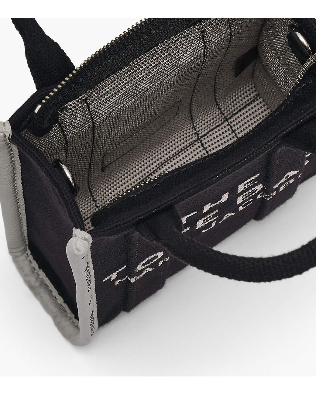 Marc Jacobs Black The Jacquard Crossbody Tote Bag