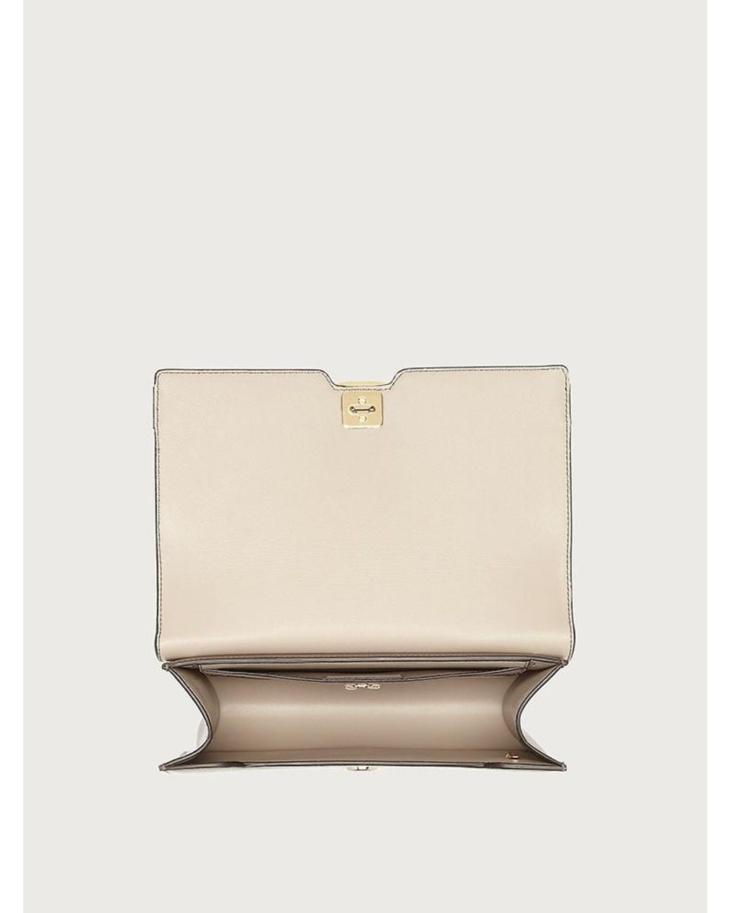 Ferragamo Brown Vara Bow Satchel