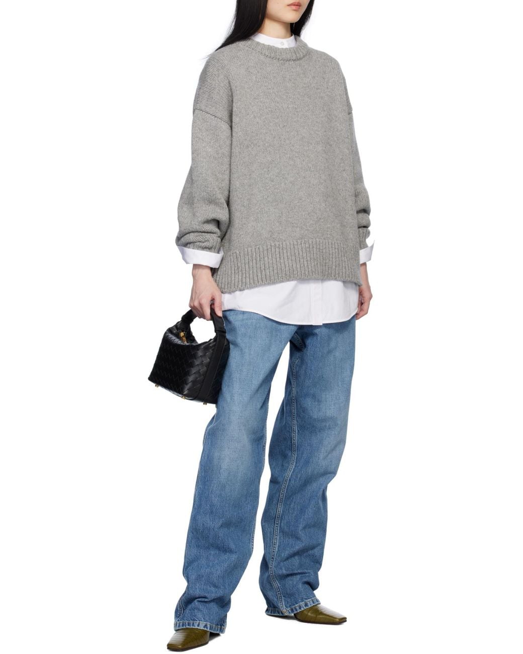 Bottega Veneta Black Wallace Mini Shoulder Bag