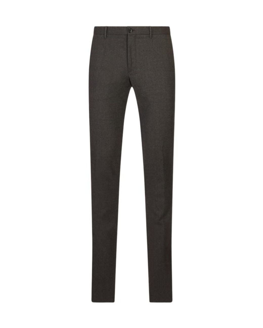 Incotex Gray Pressed-Crease Tailored Trousers for men