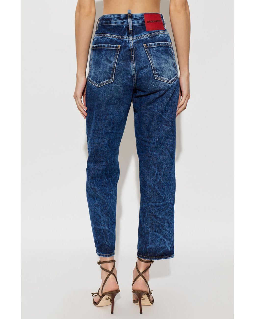 DSquared² Blue Boston Straight-Leg Jeans
