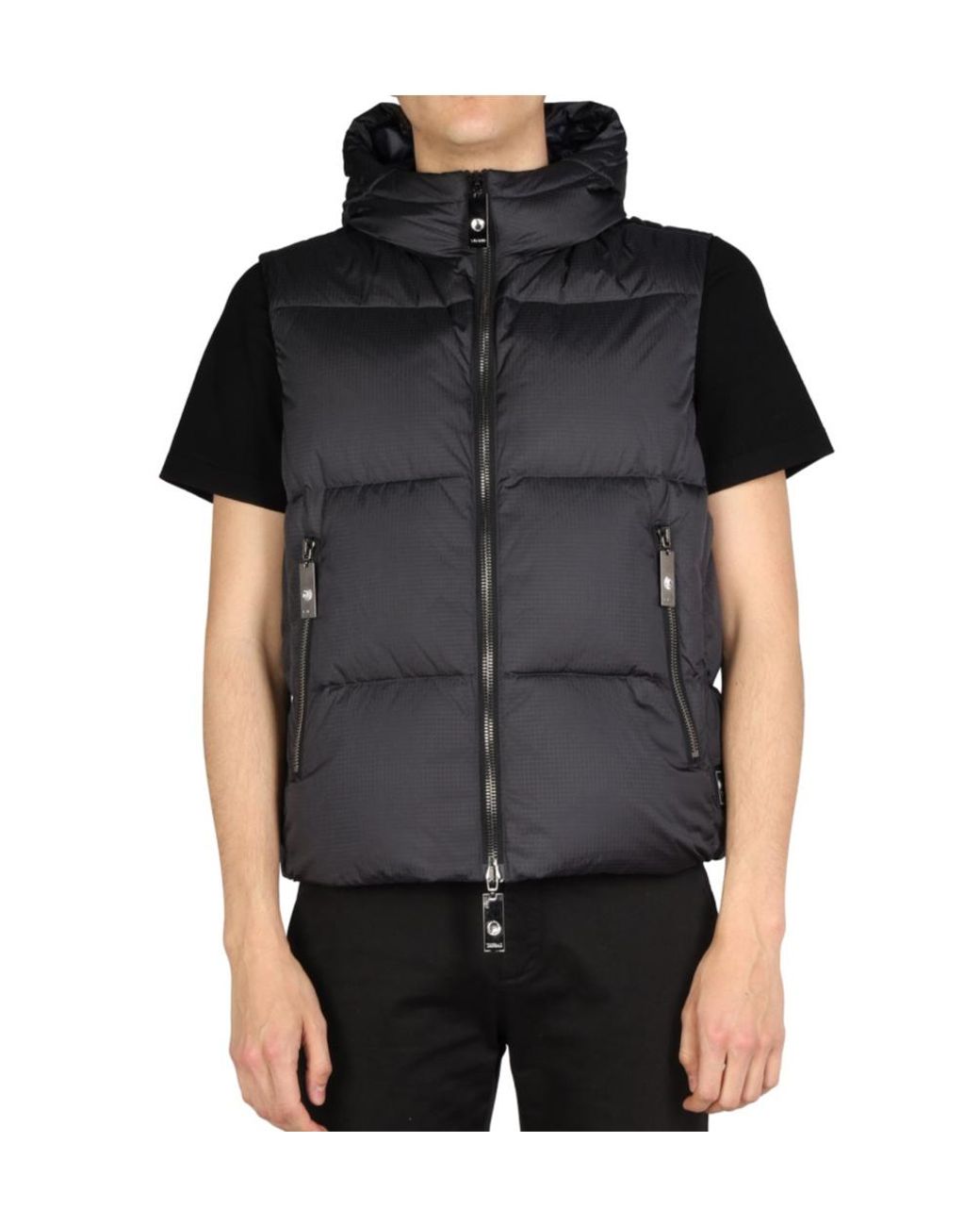 Tatras Black X Sfera Ebbasta Hooded Puffer Vest for men