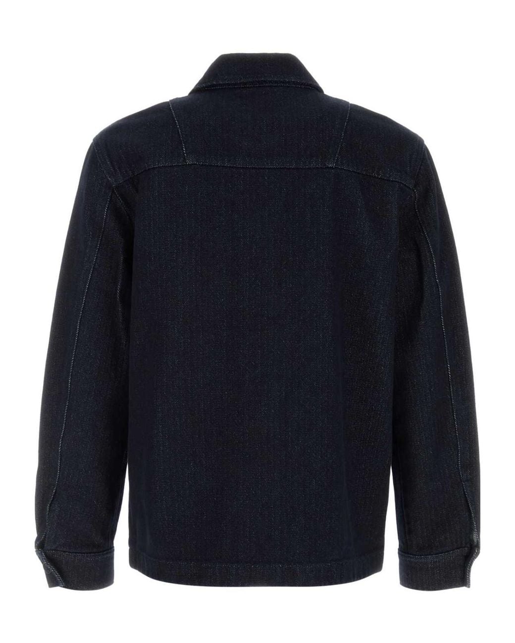 Closed Blue Buttoned Workwear Denim Jacket for men