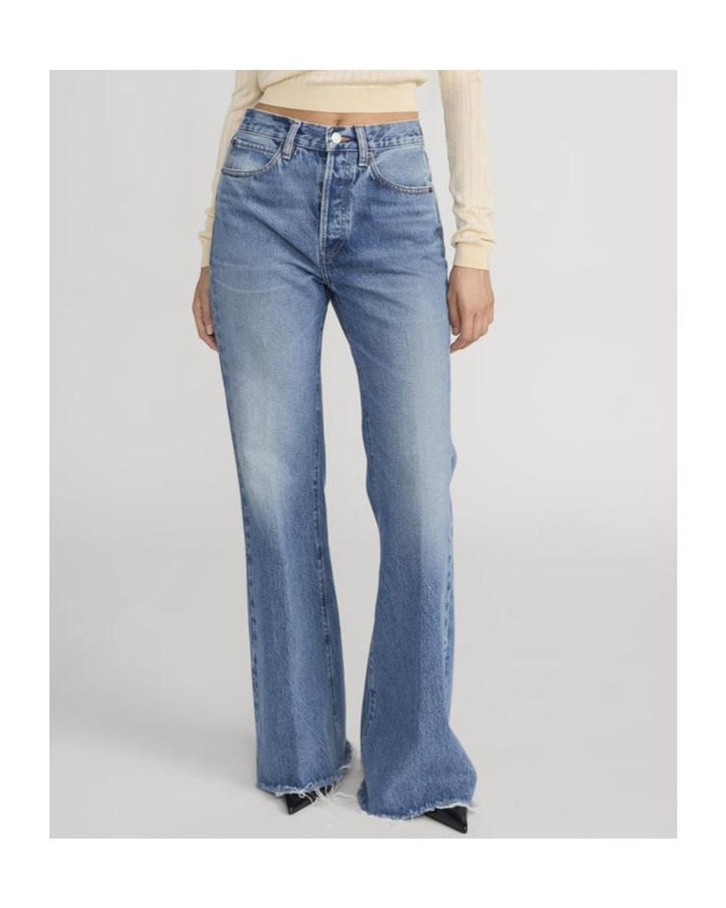 FRAME Blue Le Pixie Lax