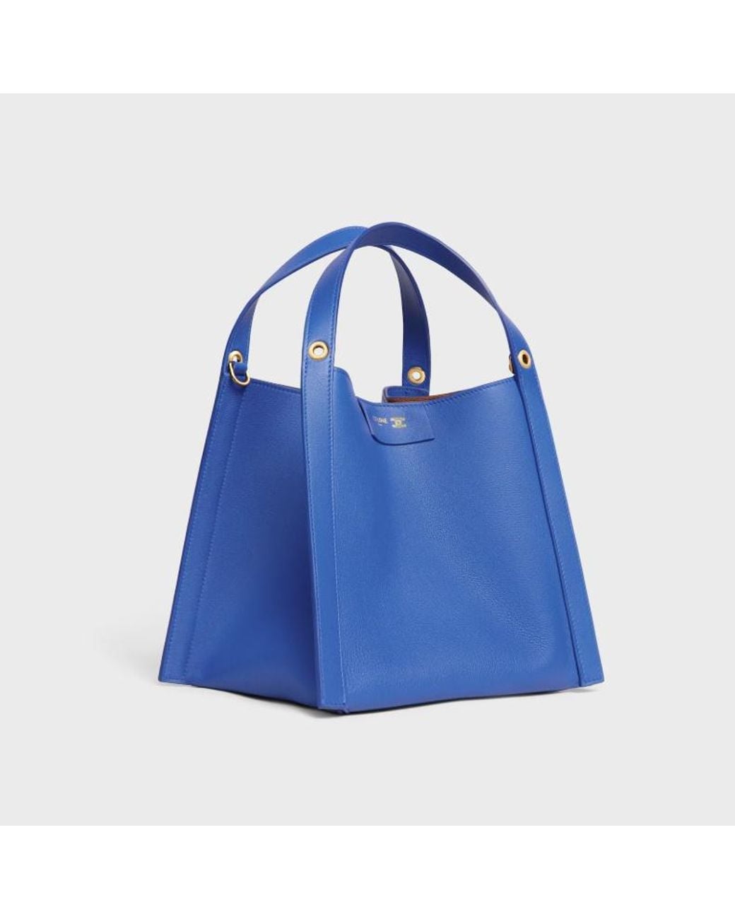Céline Blue Small Cube Bag