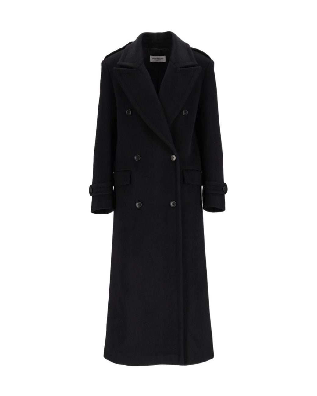 Al Duca D'aosta Black Long-Sleeved Coat