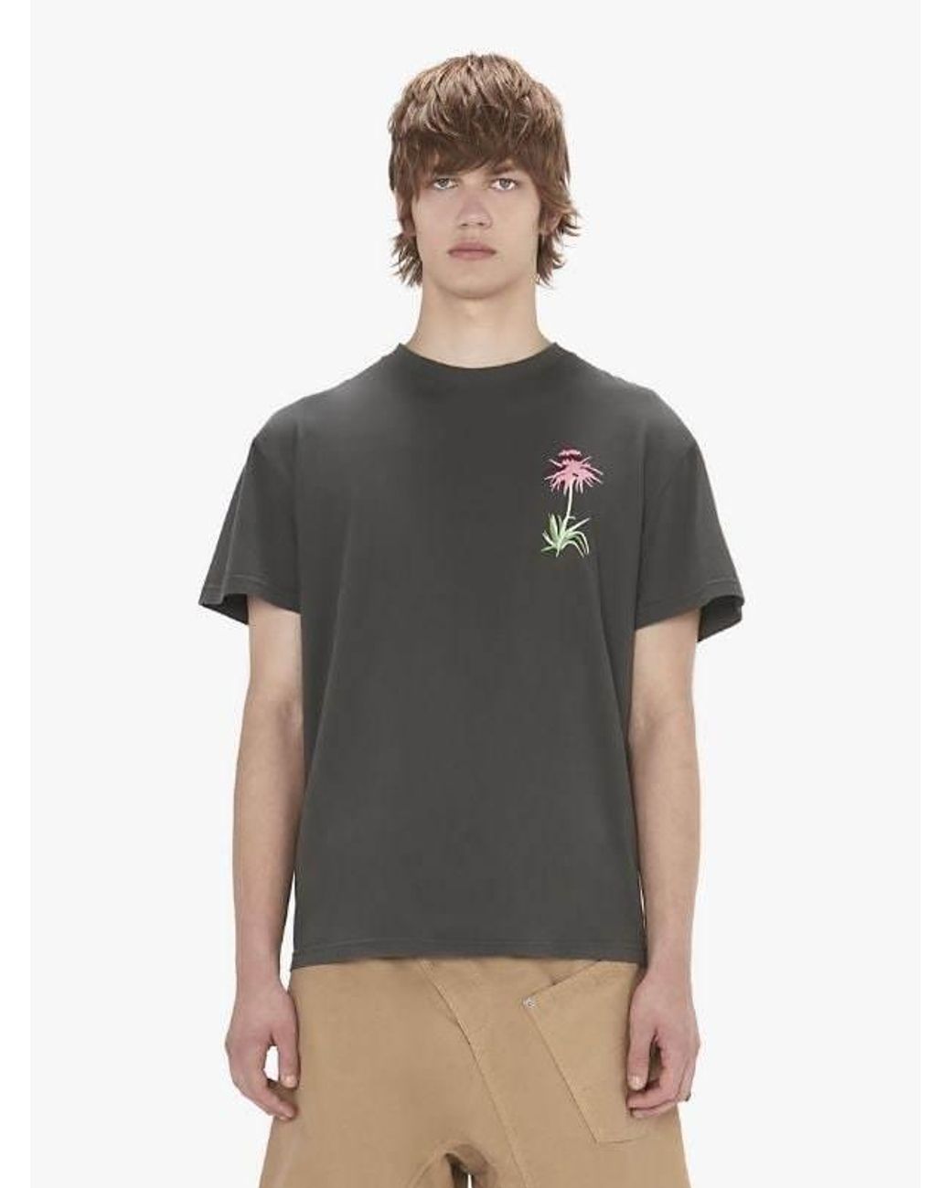 J.W. Anderson Black X Pol Anglada Cotton T-Shirt for men