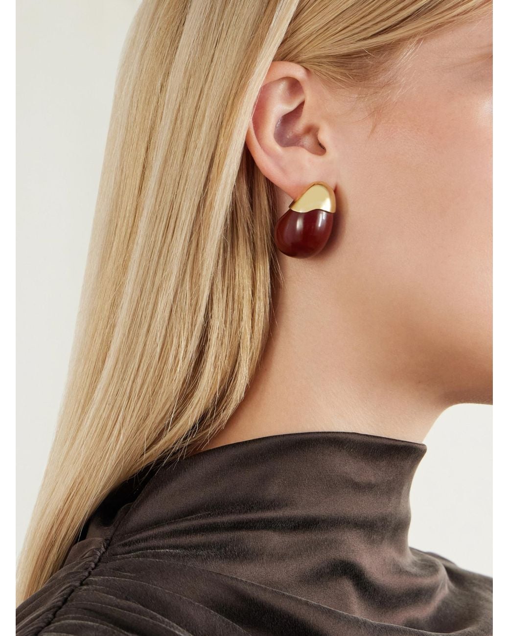 Lizzie Fortunato Multicolor Toro-Plated Enamel Earrings