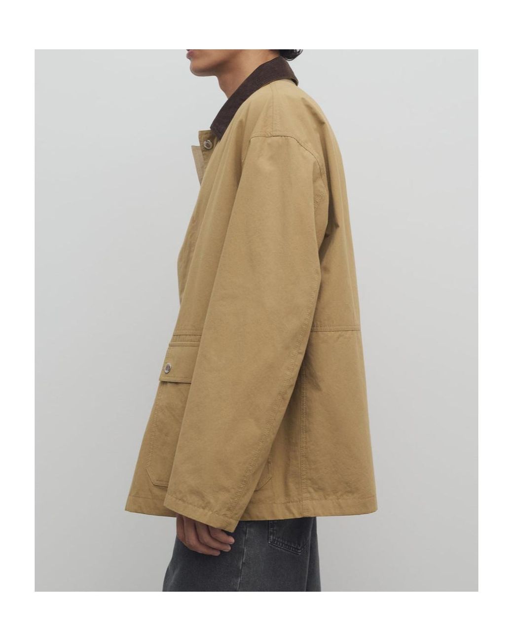The Row Natural Frank Cotton Jacket for men