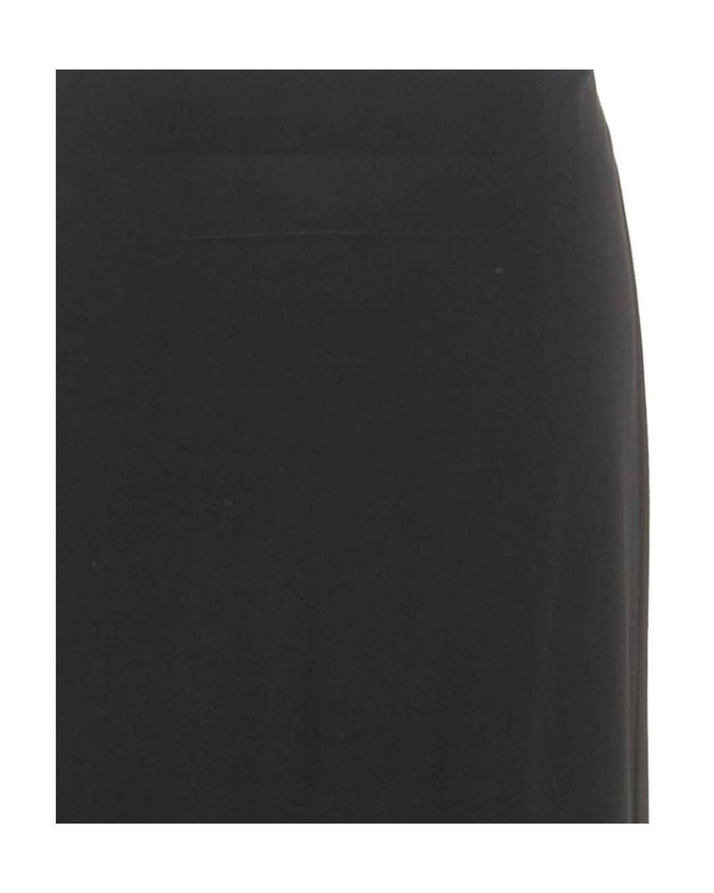 Magda Butrym Black Asymmetric Long Skirt