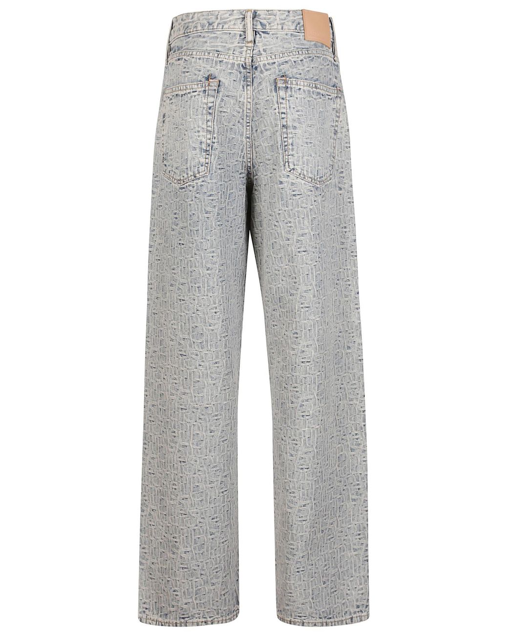 Acne Gray Acid-Wash Jeans