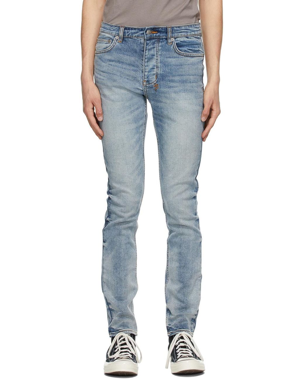 Ksubi Blue Logo Jeans for men