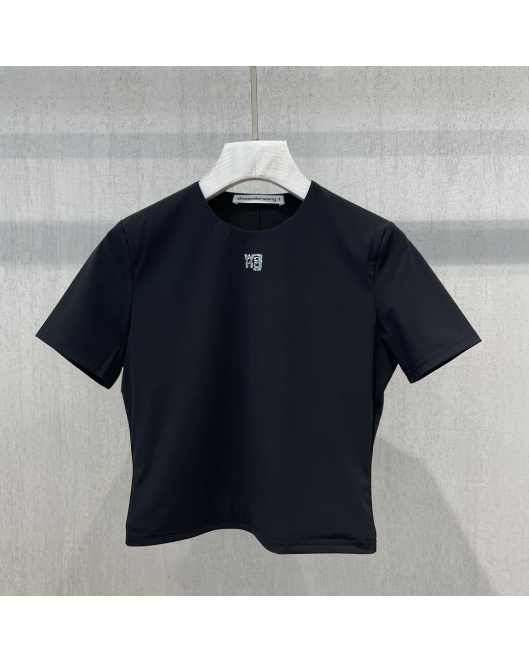 Alexander Wang Black Sculpted Jersey Baby T-Shirt