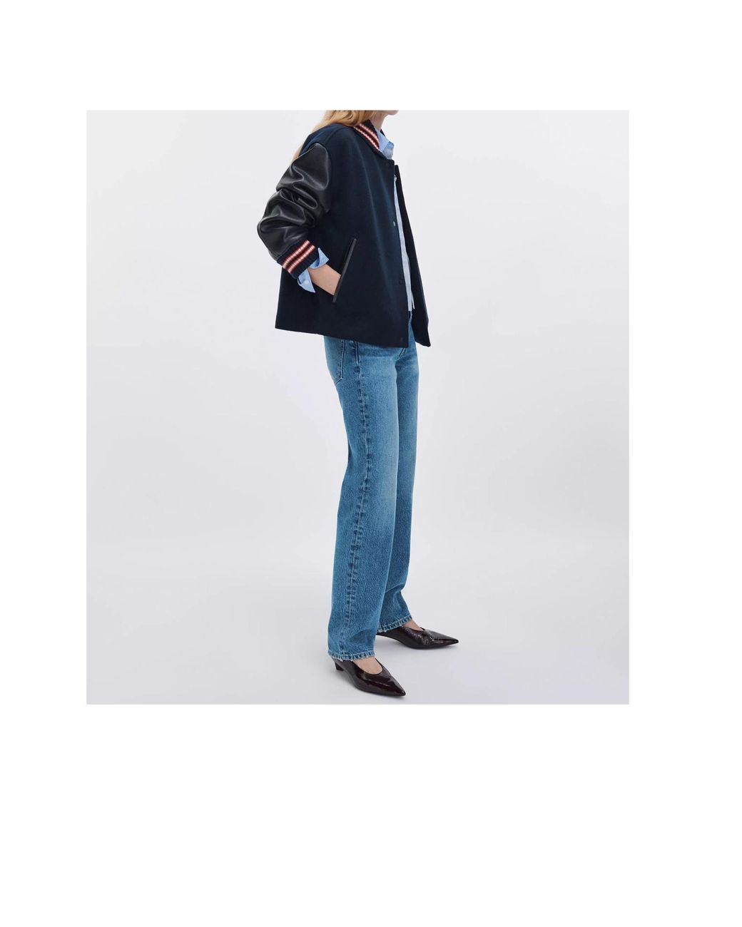 Rag & Bone Blue Long-Sleeved Jacket