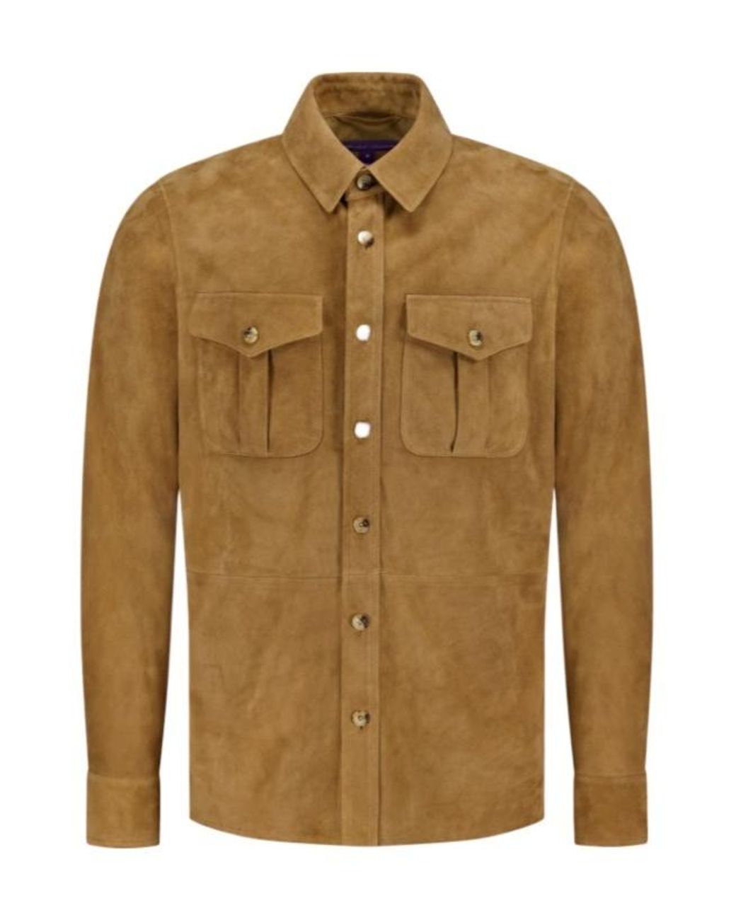 Polo Ralph Lauren Brown Long-Sleeved Shirt for men