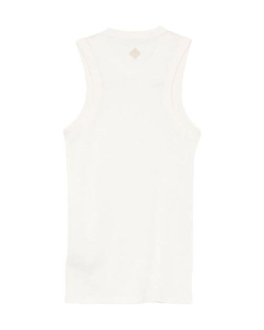Haikure White Irma Tank Top