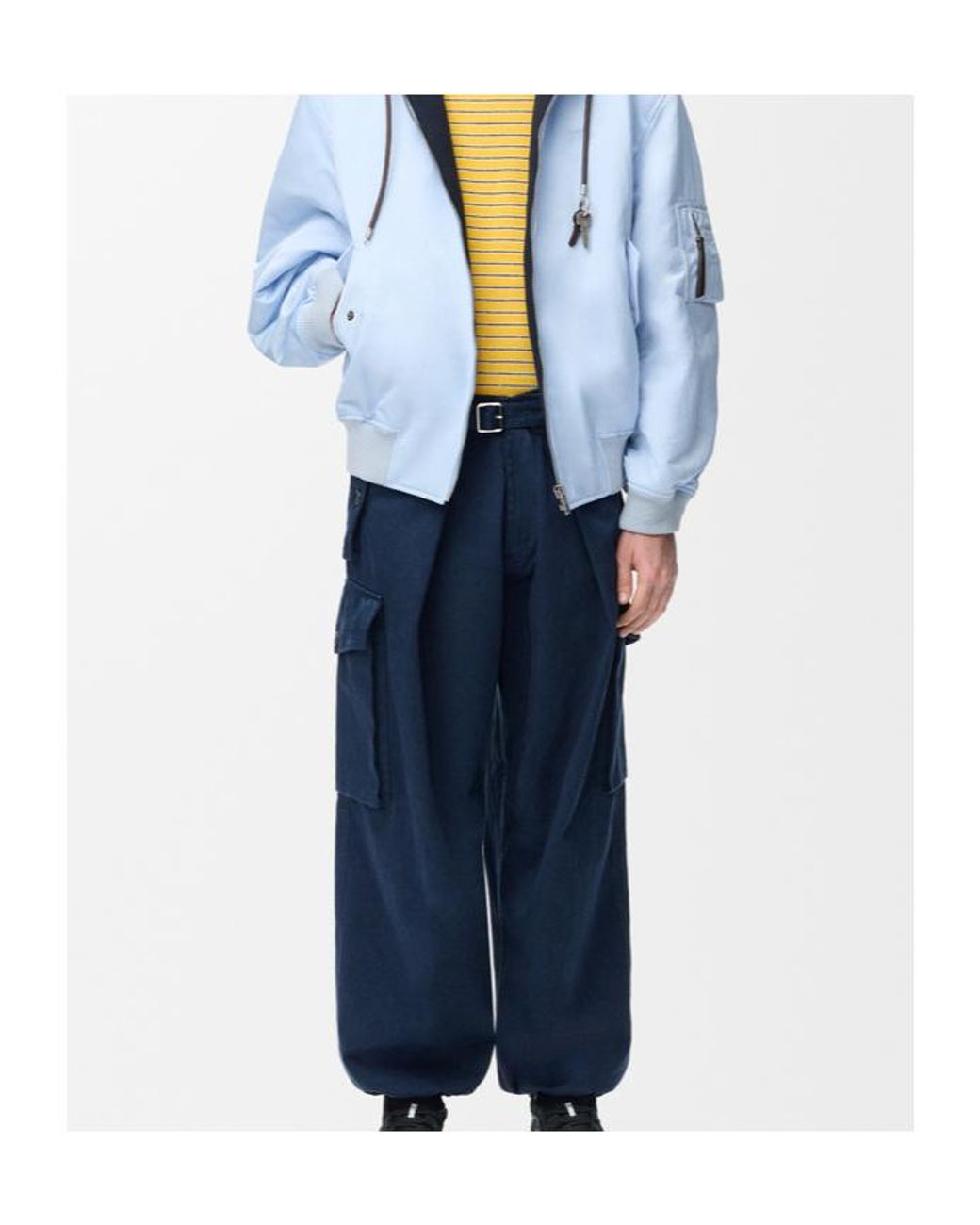 Loewe Blue Cargo Trousers for men