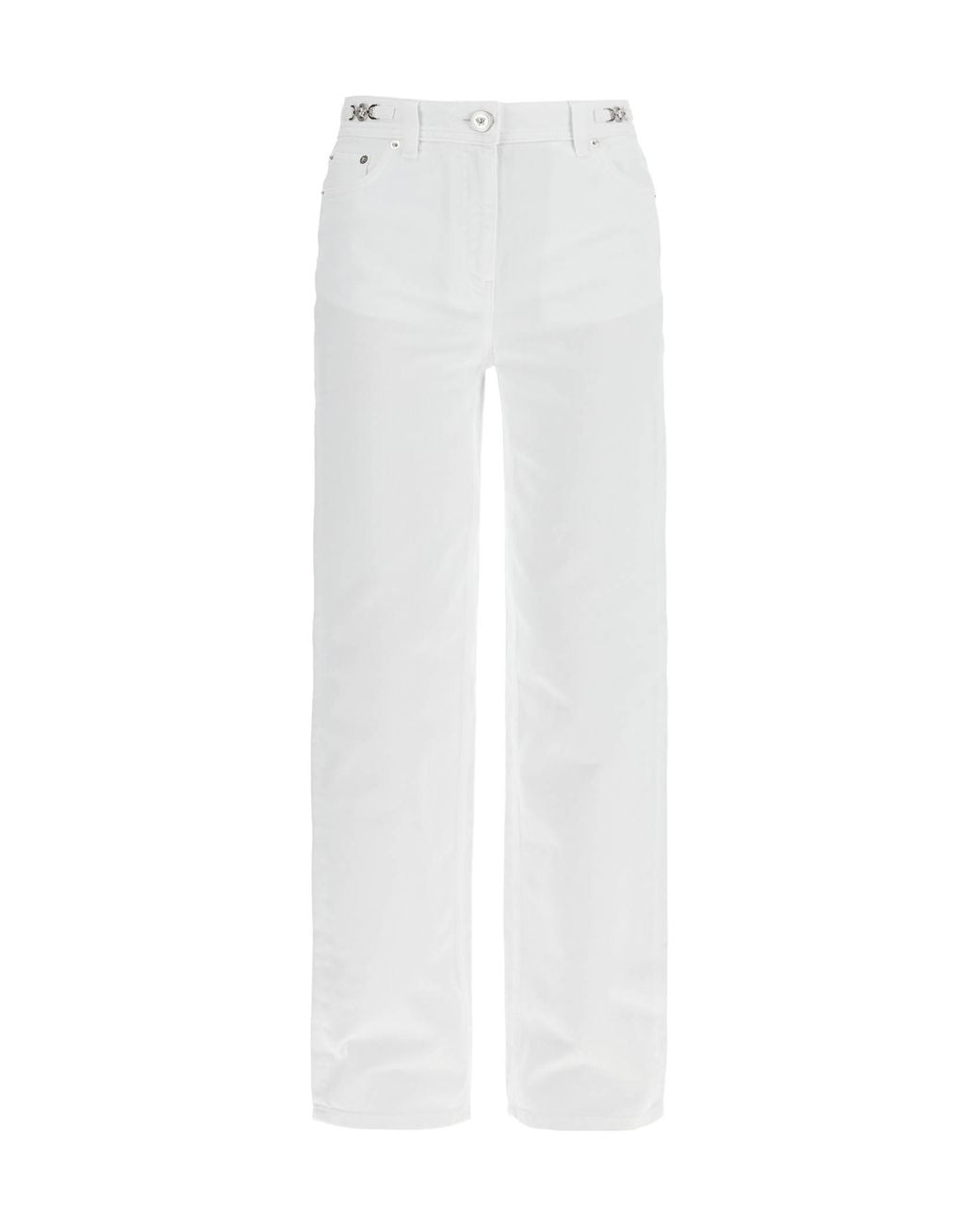 Versace White Medusa 95 Straight-Leg Jeans