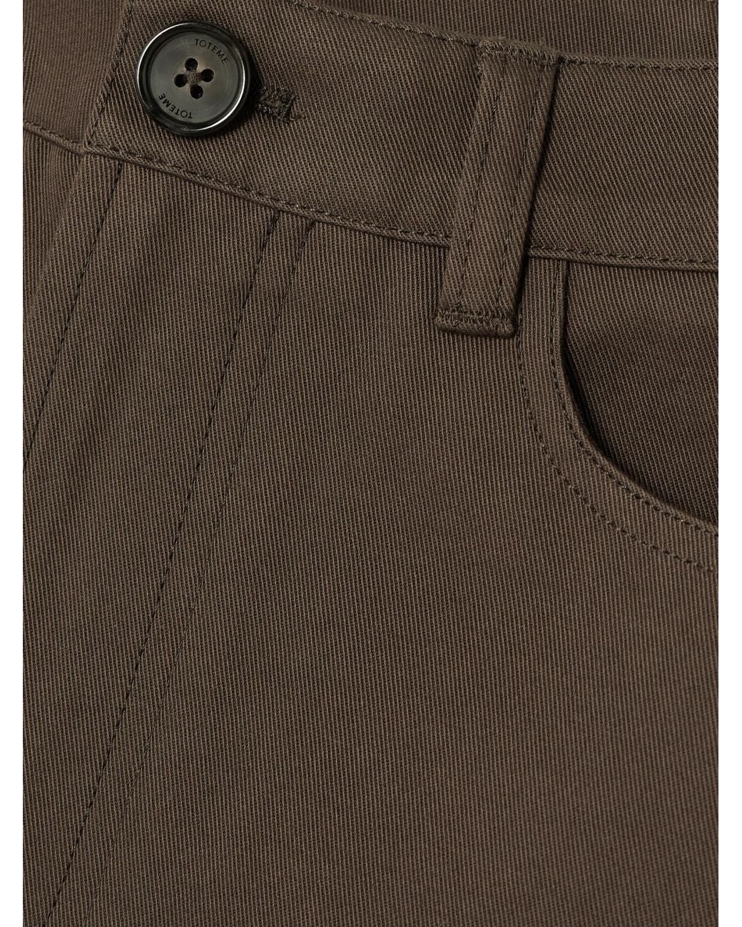 Totême Green Totême Twisted Relaxed Trousers