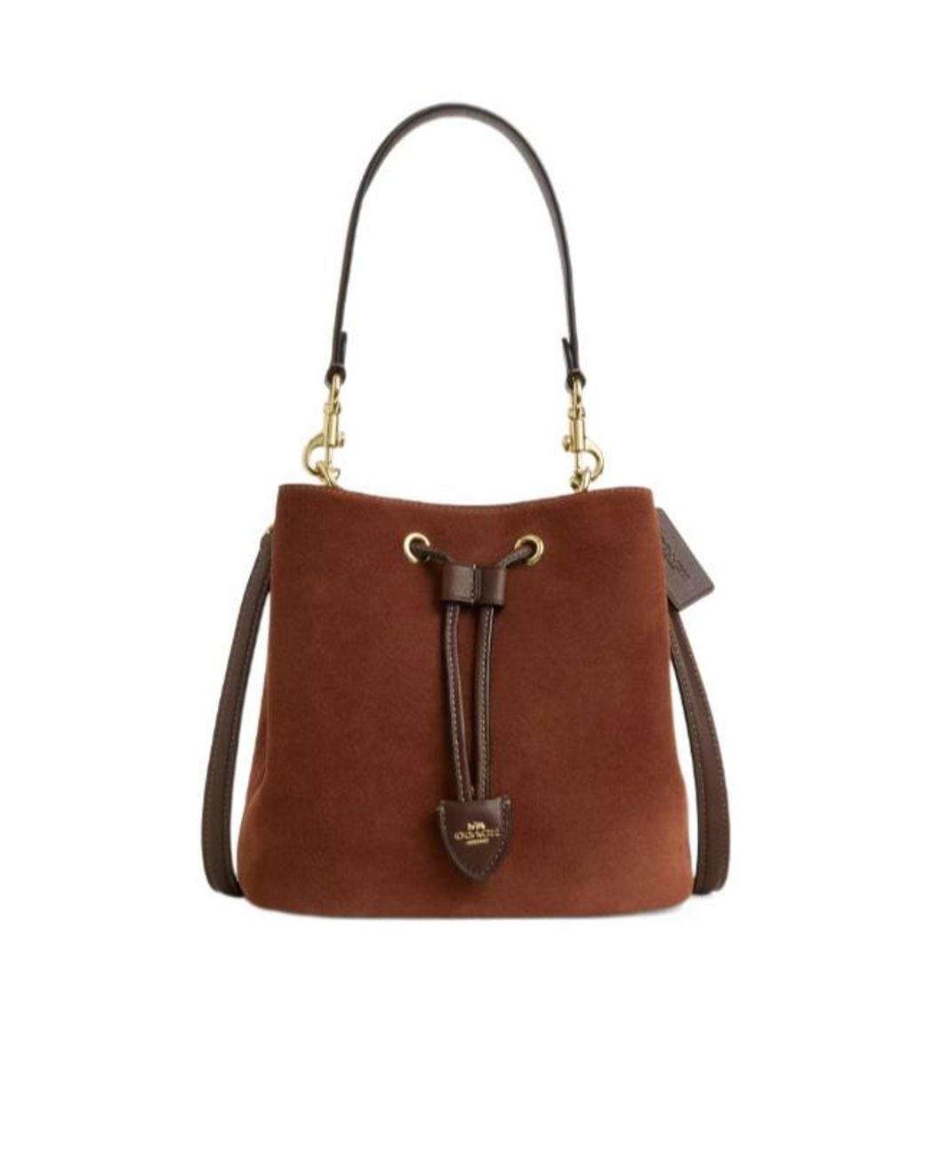 COACH Brown Rowan Bucket Bag