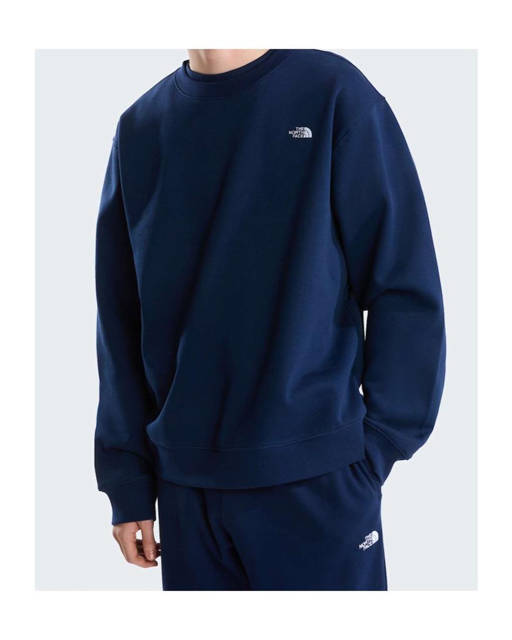 The North Face Blue Tnf Essential Simple Dome Relaxed Sweatshirt for men