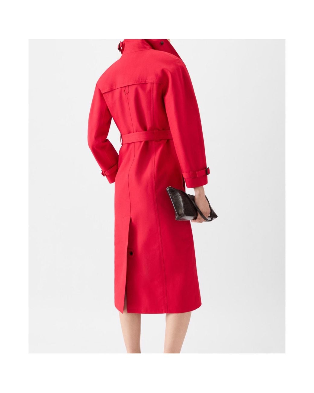 Jacquemus Red Citta Double-Breasted Trench Coat
