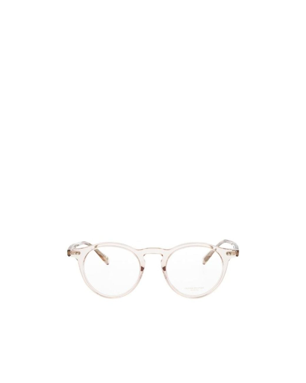 Oliver Peoples White Op-13 Round Frame Glasses