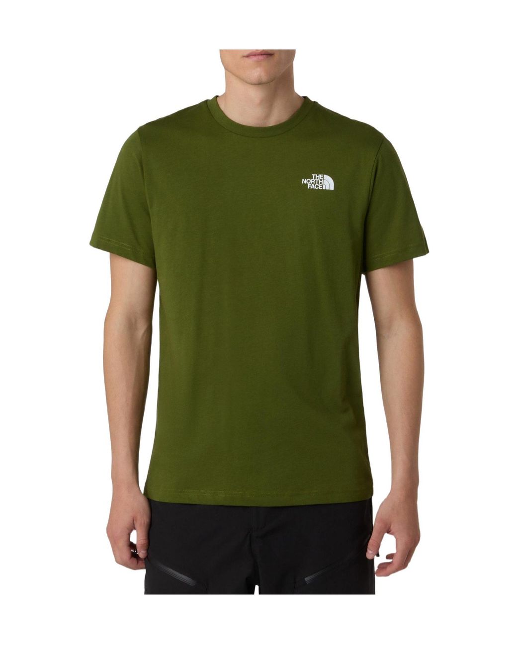 The North Face Green Regular Fit T-Shirt for men