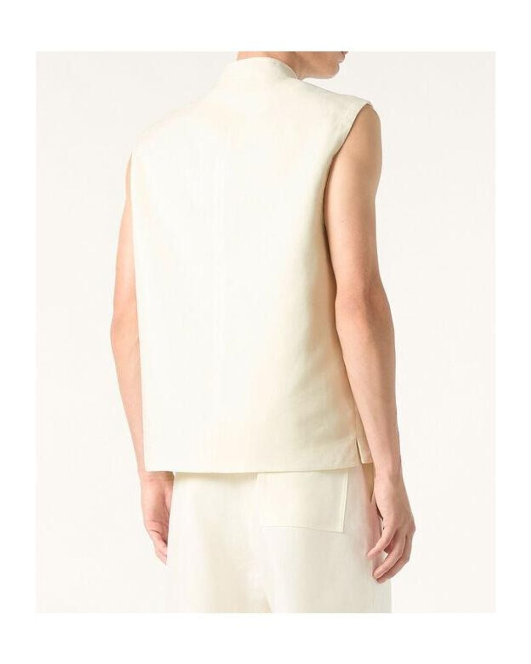 Loro Piana White Vienna Vest for men