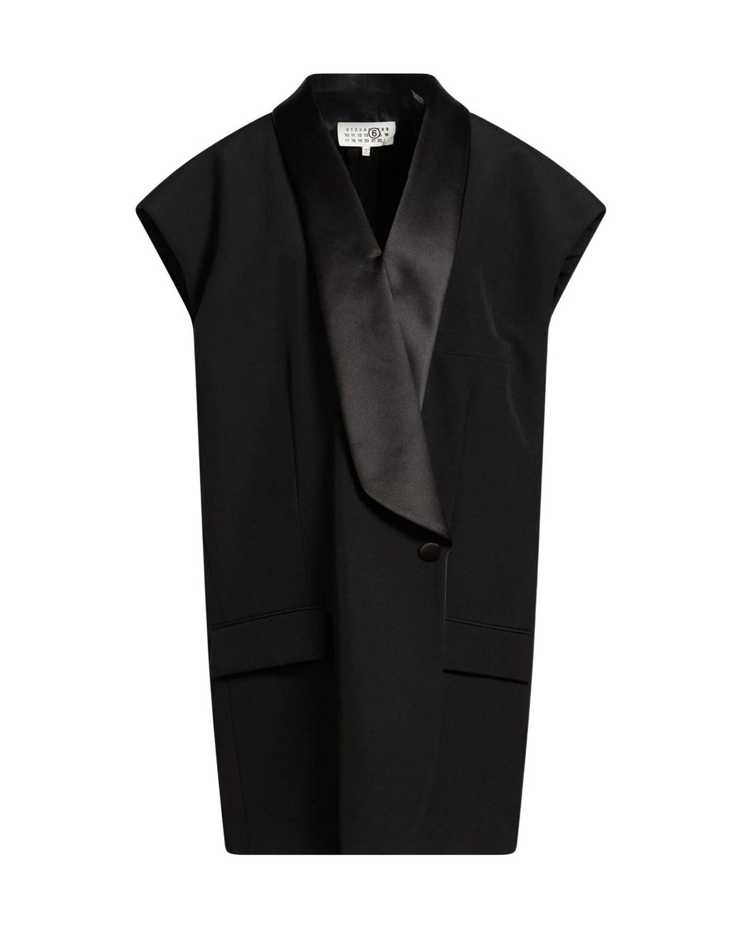 MM6 by Maison Margiela Black Single-Breasted Blazer
