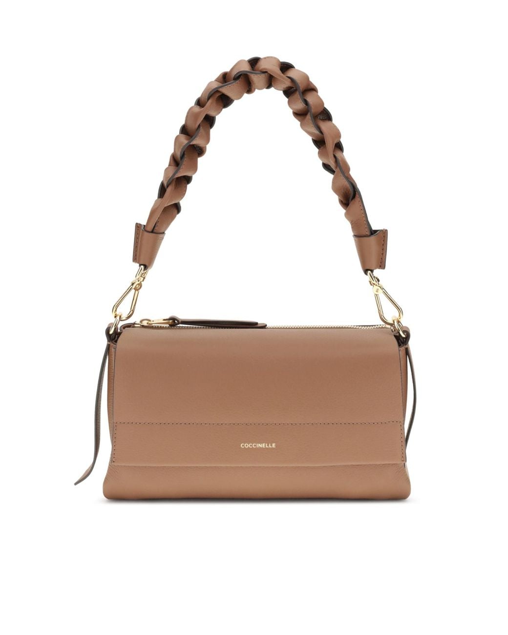 Coccinelle Brown Boheme Grana Double Small Shoulder Bag