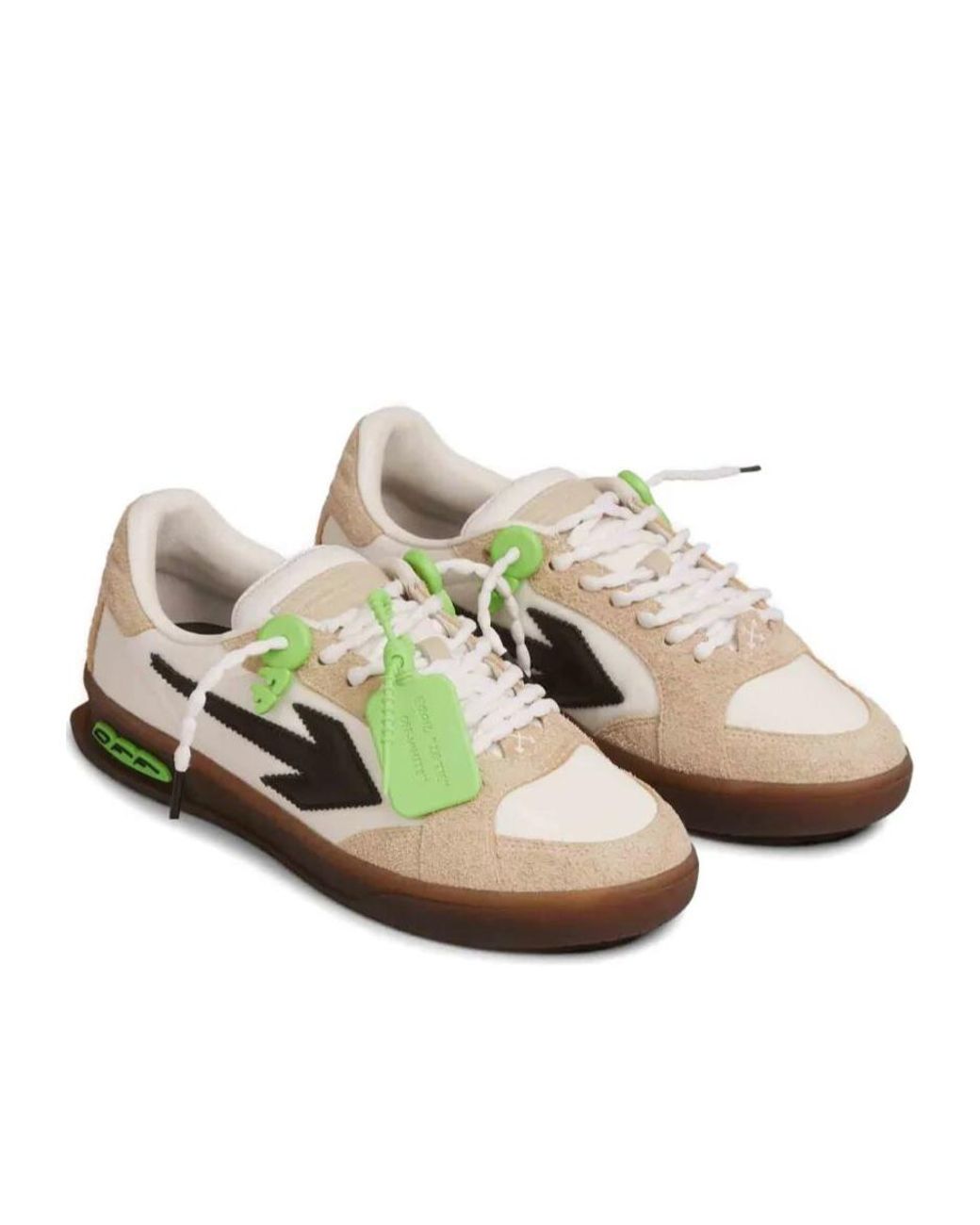 Off-White c/o Virgil Abloh Green End Of Play Low-Top Sneakers for men