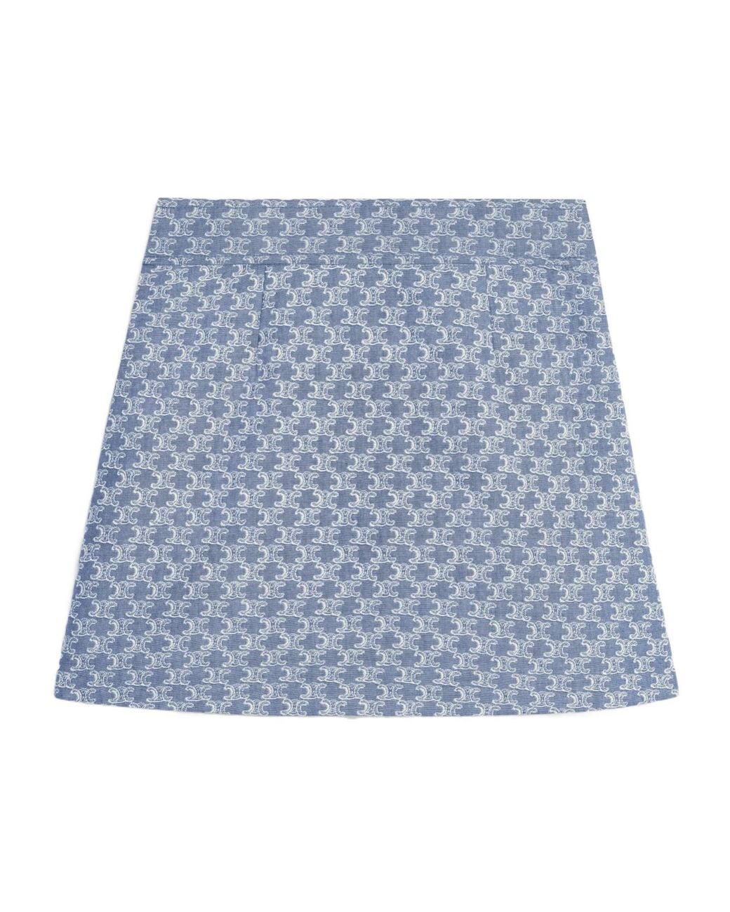 Céline Blue Mini Skirt