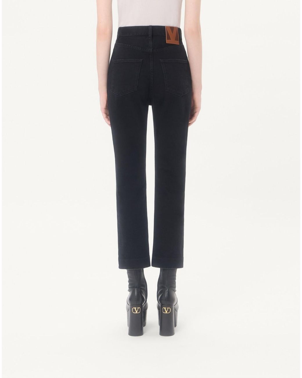 Valentino Blue Denim Trousers