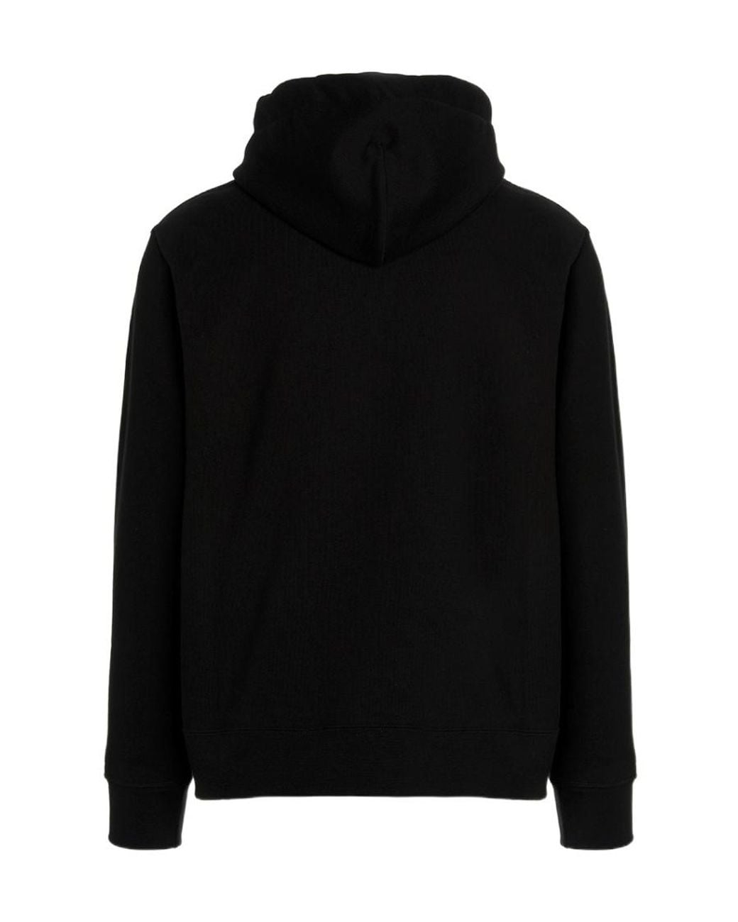 Gcds Black Weirdo Drawstring Hoodie for men