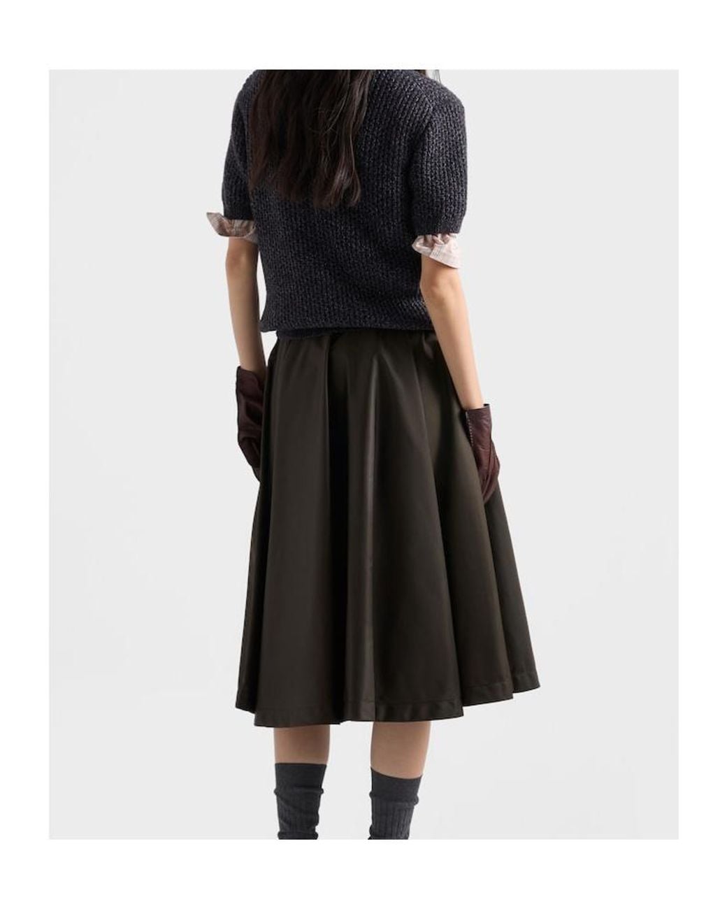 Prada Black Re-Nylon Skirt