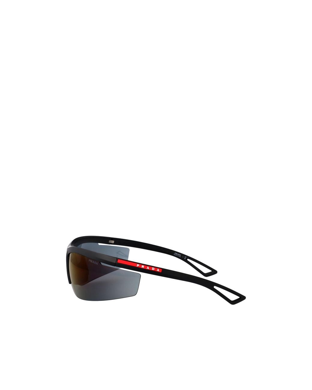 Prada Linea Rossa Blue Half Frame Sunglasses for men