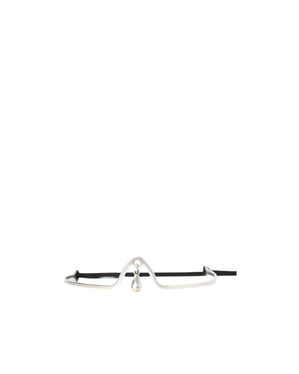 Ann Demeulemeester White Kitta Diadem Headband