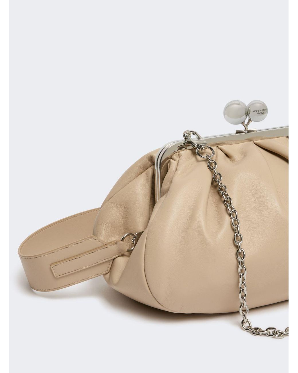 Weekend by Maxmara Natural Pasticcino Medium Clutch Bag